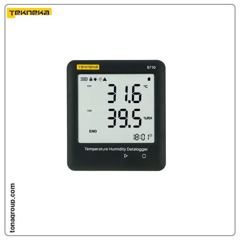 دیتالاگر دما و رطوبت Tekneka5710