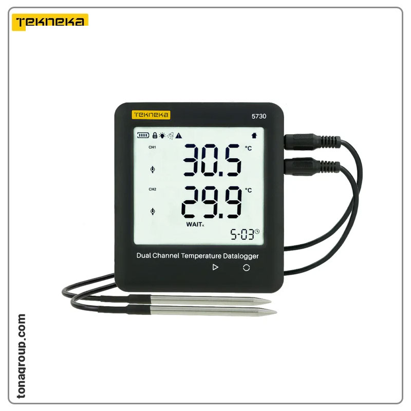 دیتالاگر دما دو کاناله Tekneka5730