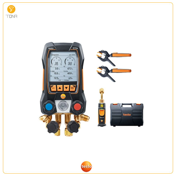 TESTO 570S گیج منیفولد با شلنگ
