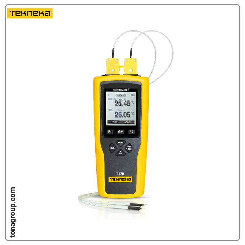 دیتالاگر دما دوکاناله Tekneka T520